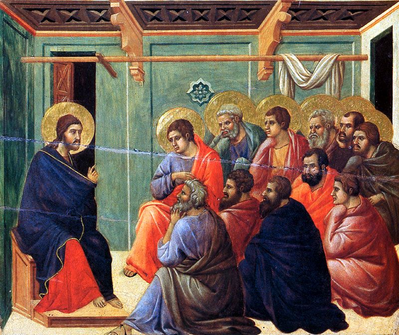 Cristo si separa dagli apostoli