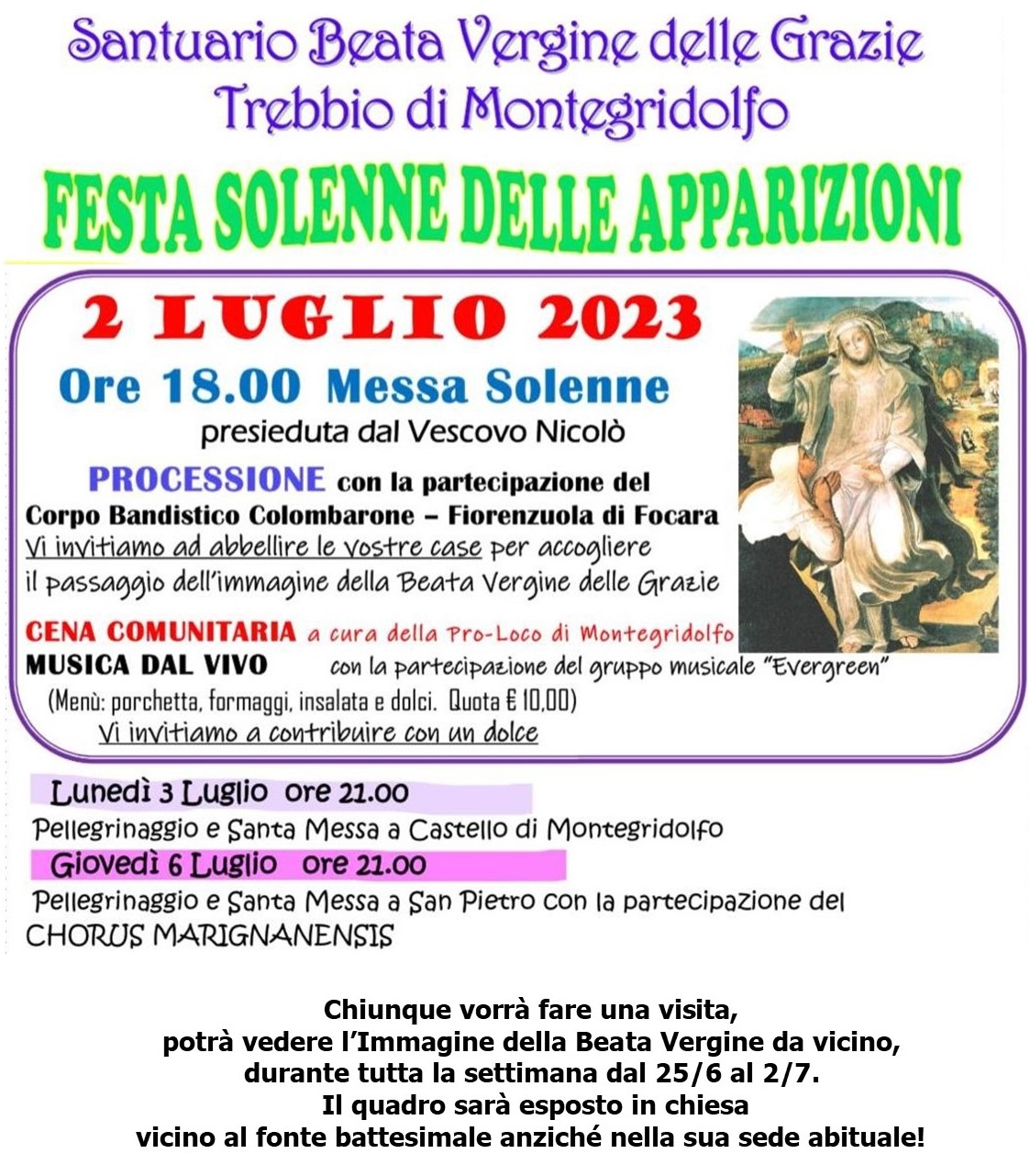 Festa Apparizioni