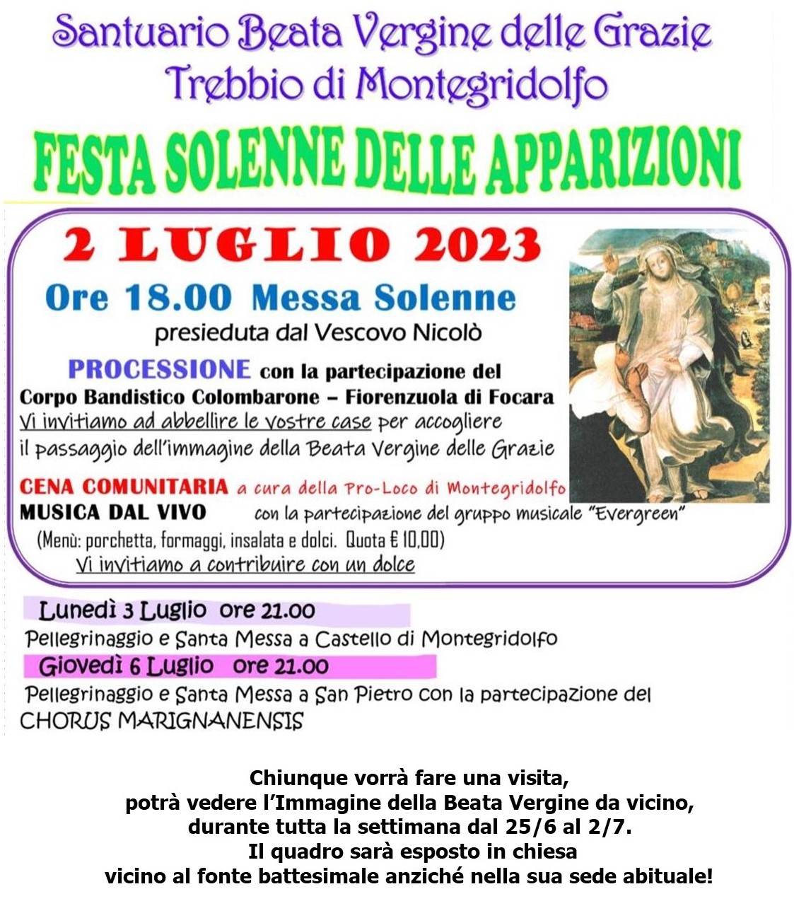 Festa Apparizioni