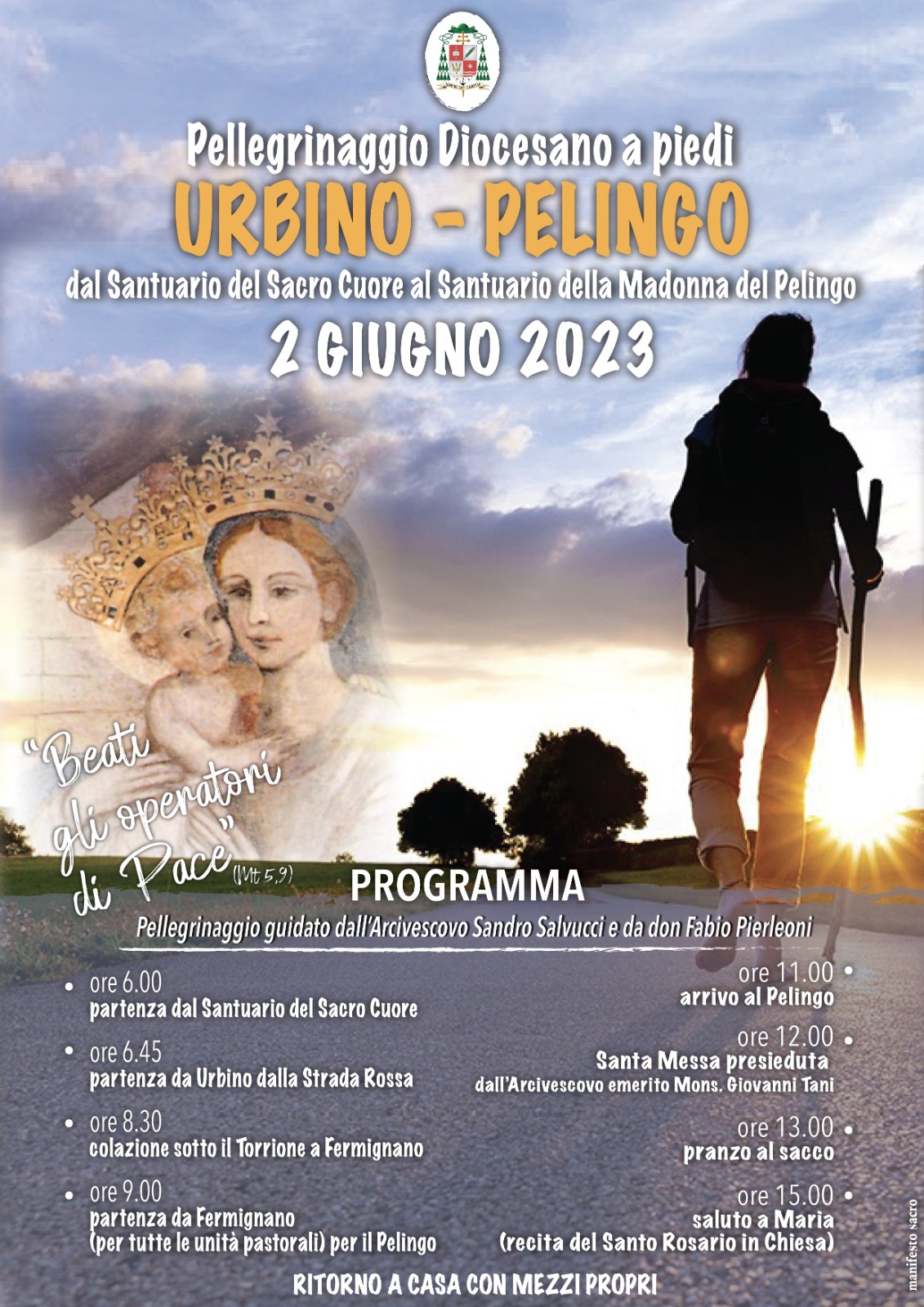 Pelegrinaggio Urbino Pelingo