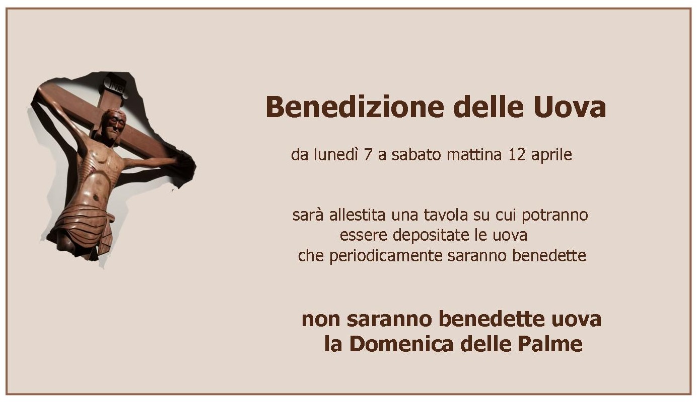 benedizione uova 2025