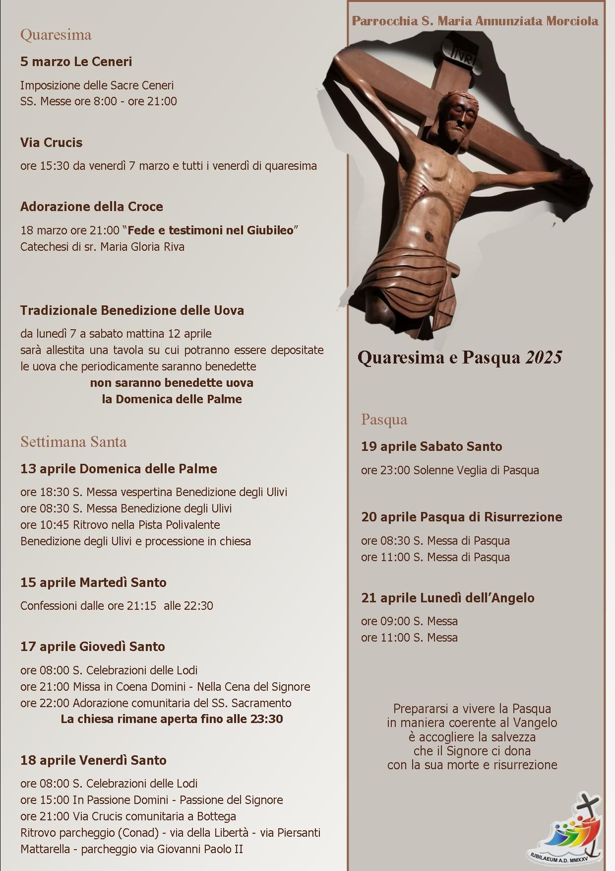 lavorazione locandina pasqua 2025