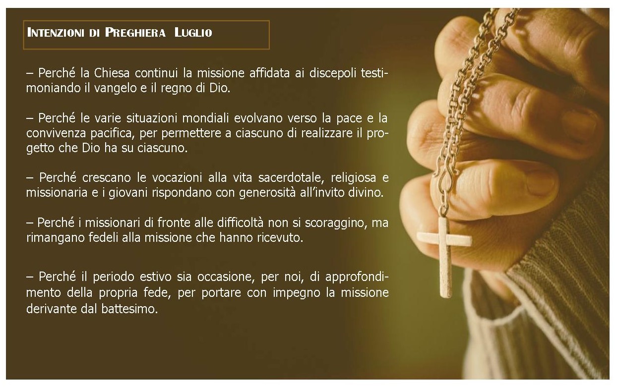 maschera intenzione mensile luglio