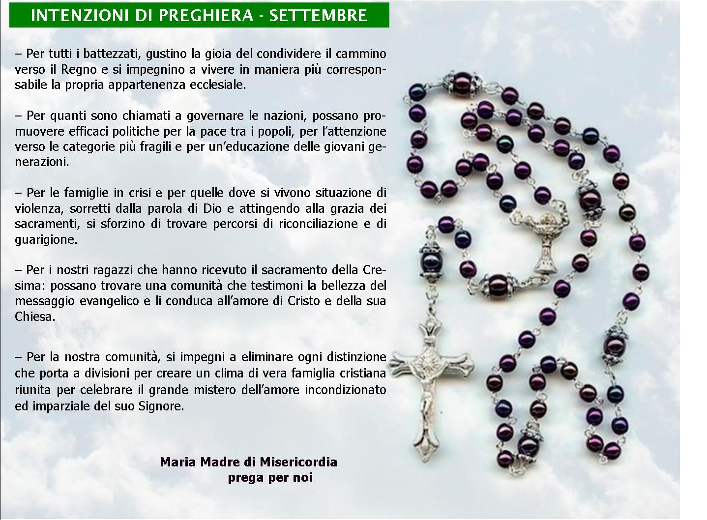 post preghiera per siti settembre