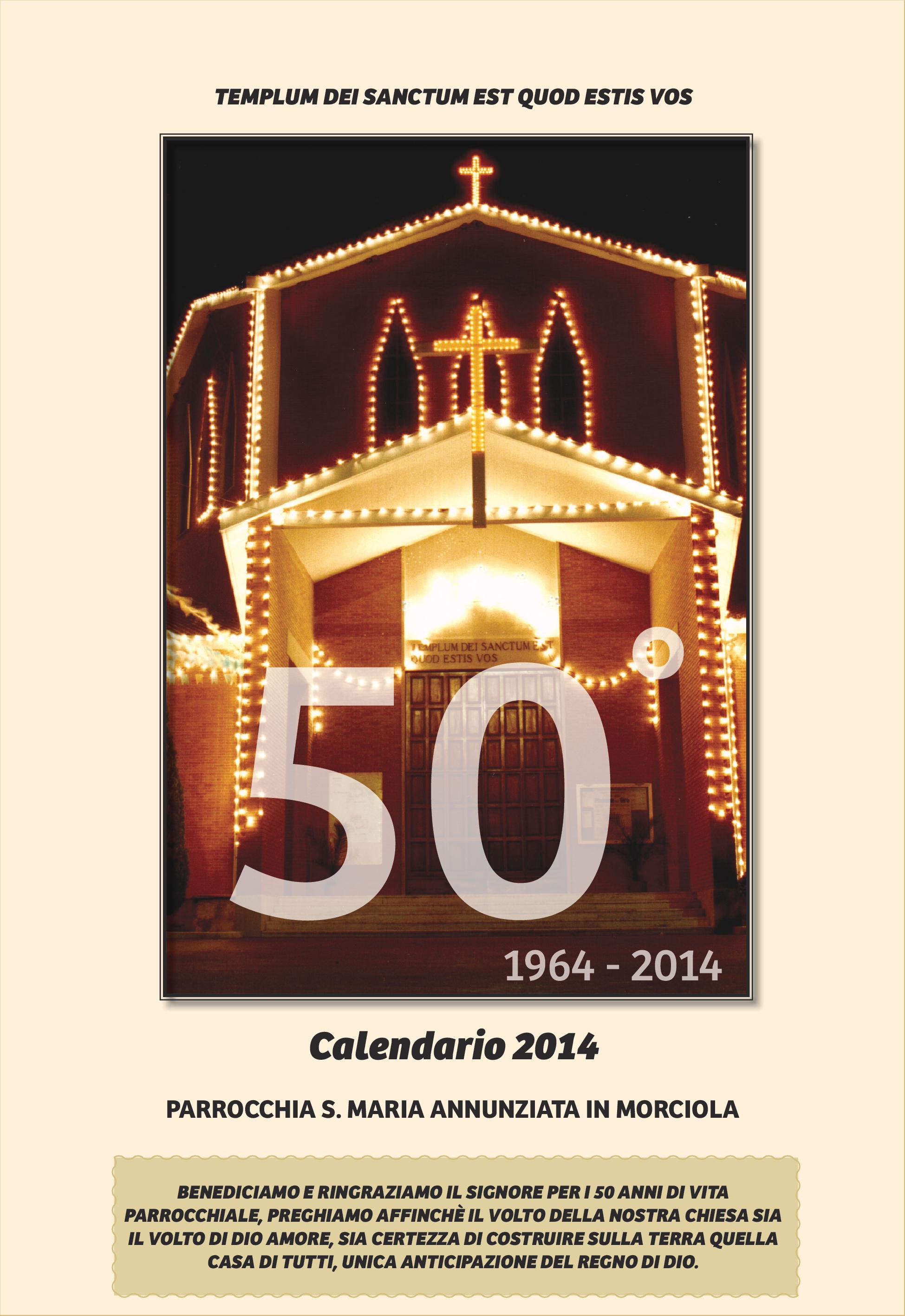 calendario 50 anni morciola